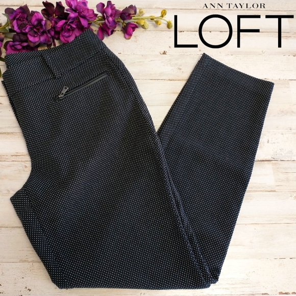 LOFT Pants - 🖤Polka dot cropped pants by Ann Taylor Signature Collection
